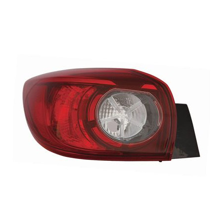 Verre extérieur feu arrière gauche