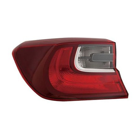 Verre extérieur feu arrière gauche