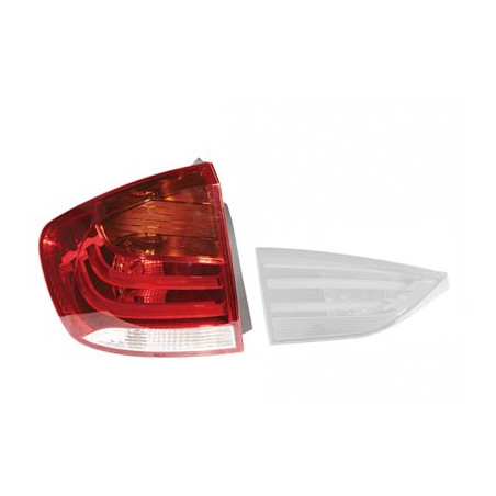 Verre extérieur feu arrière gauche