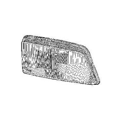 Glace de phare droit