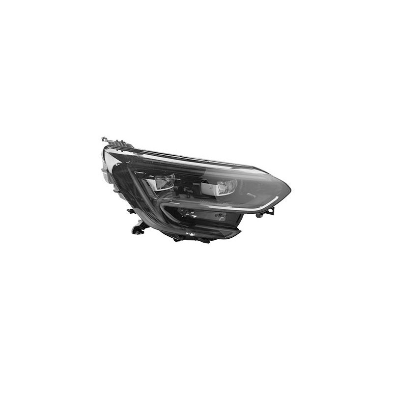 Phare double avant droit -20 led valeo cadre  noir (type rs)