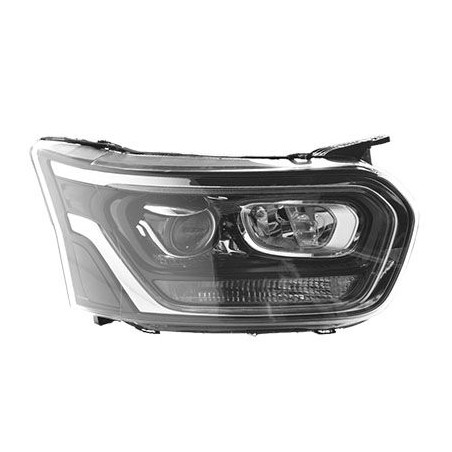 Phare double avant droit 19  d5s h11 led  réglage électrique moteur incl. avec projecteurs directionnels cadre  noir