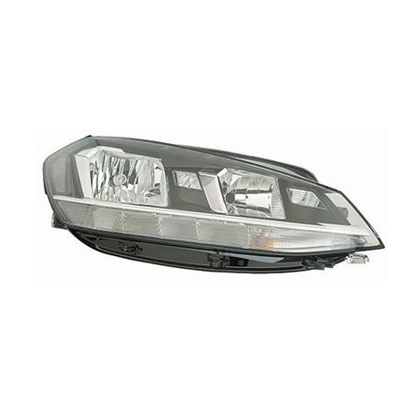 Phare double avant droit h7 h9  réglage électrique moteur incl.