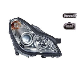 Phare double avant droit