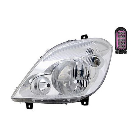 Phare double avant gauche