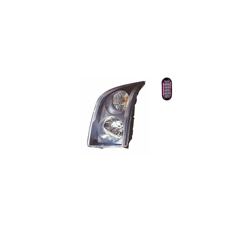 Phare double avant gauche