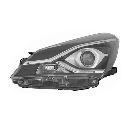 Phare double avant gauche