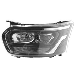 Phare double avant gauche 19  d5s h11 led  réglage électrique moteur incl. avec projecteurs directionnels cadre  noir