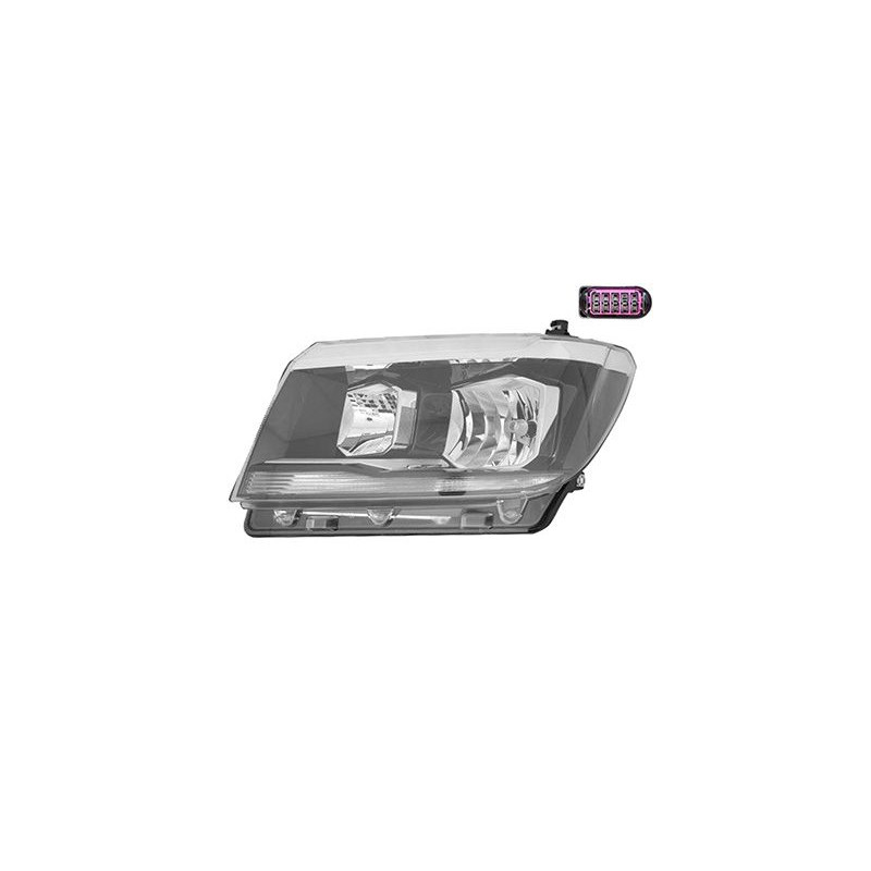 Phare double avant gauche