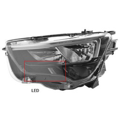 Phare double avant gauche