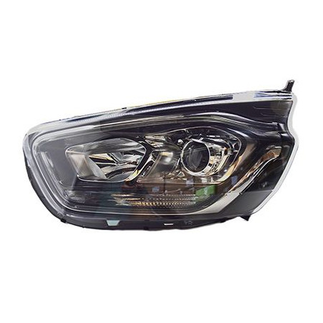 Phare double avant gauche h7 h1 led  réglage électrique moteur incl. avec feu dejour (led)