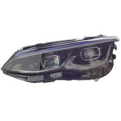 Phare double avant gauche led cadre  bleu avec feu de jour (led) pour véhicules avec feux-phares de virages