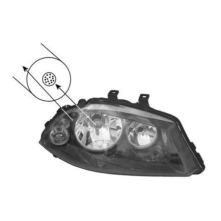 Phare droit  avec clignotant