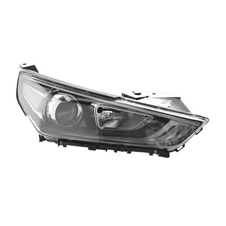 Phare droit avec clignotant hb3-h7  réglage électrique moteur incl. argent