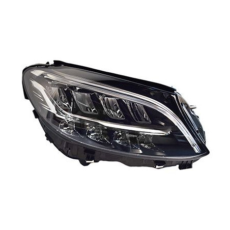 Phare droit led pour véhicule sans système d éclairage avant adaptatif