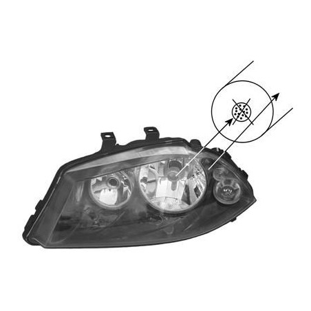 Phare gauche avec clignotant