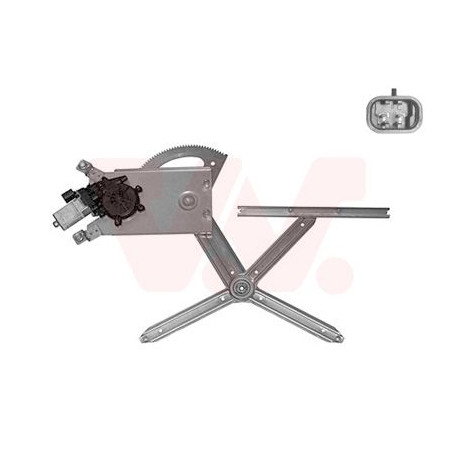 LEVE GLACE ELECTRIQUE AVEC MOTEUR 2-3P. DROIT 