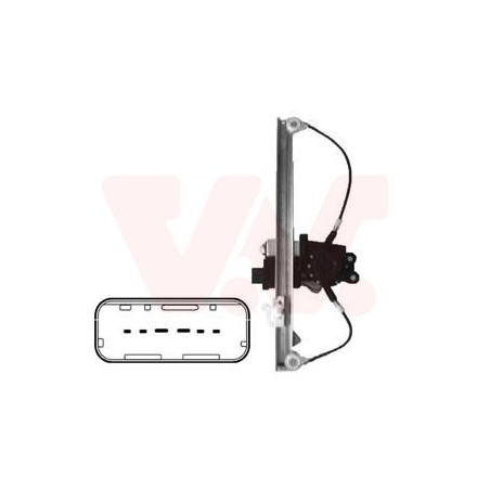 Leve glace éléctrique avec moteur (pour véhicule 4-5 portes) avant droit