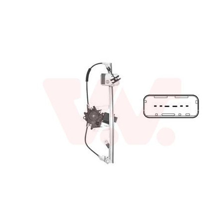 Leve glace éléctrique avec moteur (pour véhicule 4-5 portes) avant gauche