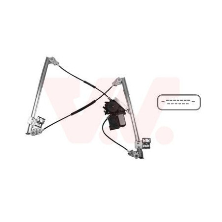Leve glace éléctrique avec moteur (pour véhicule 4-5 portes) avant gauche