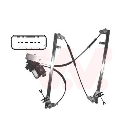 Leve glace éléctrique avec moteur (pour véhicule 4-5 portes) avant gauche