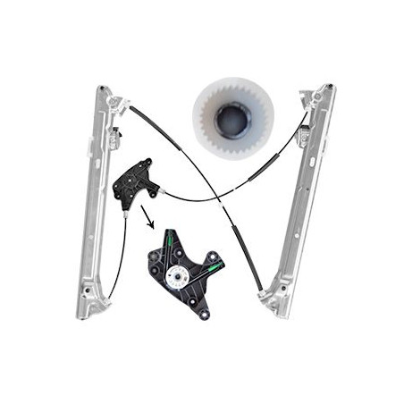Leve glace éléctrique sans moteur (pour véhicule 2-3 portes) droit