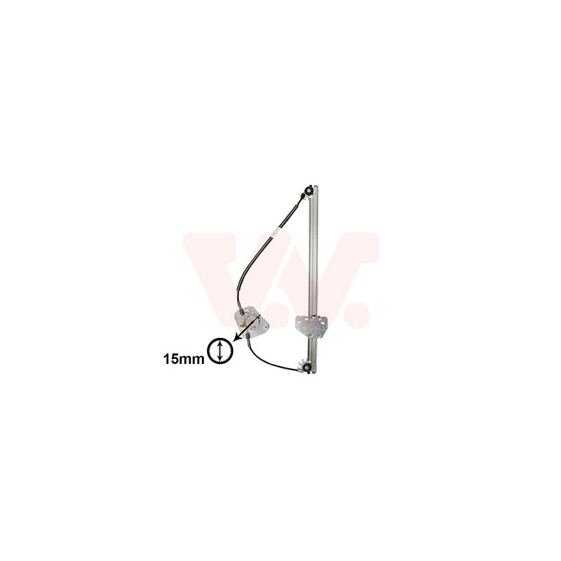 Leve glace éléctrique sans moteur (pour véhicule 2-3 portes) droit