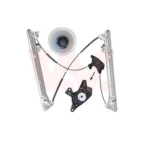 Leve glace éléctrique sans moteur (pour véhicule 2-3 portes) gauche
