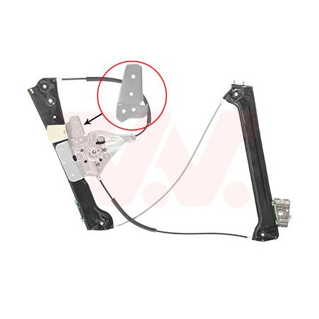 Leve glace éléctrique sans moteur (pour véhicule 2-3 portes) gauche