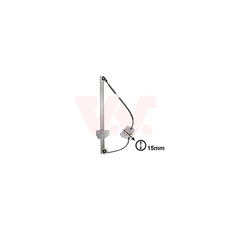 Leve glace éléctrique sans moteur (pour véhicule 2-3 portes) gauche