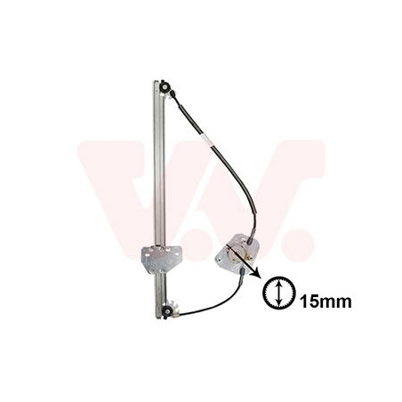 Leve glace éléctrique sans moteur (pour véhicule 2-3 portes) gauche