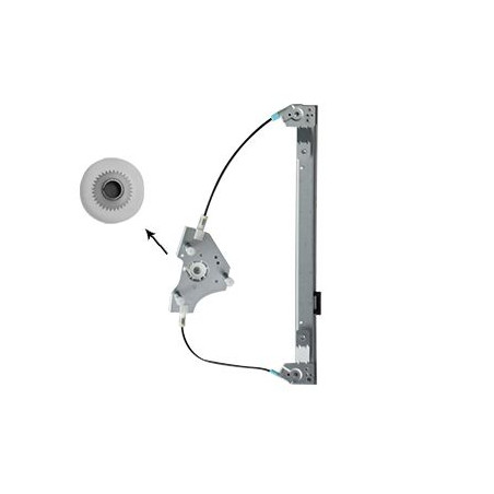 Leve glace éléctrique sans moteur (pour véhicule 4-5 portes) avant droit