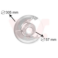 Protection disque frein avdroit ou gauche