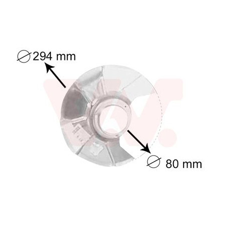PROTECTION DISQUE FREIN AVANT GAUCHE 