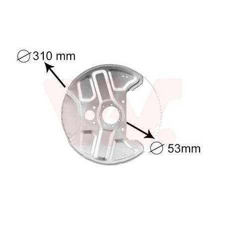 Protection disque frein avdroit ou gauche