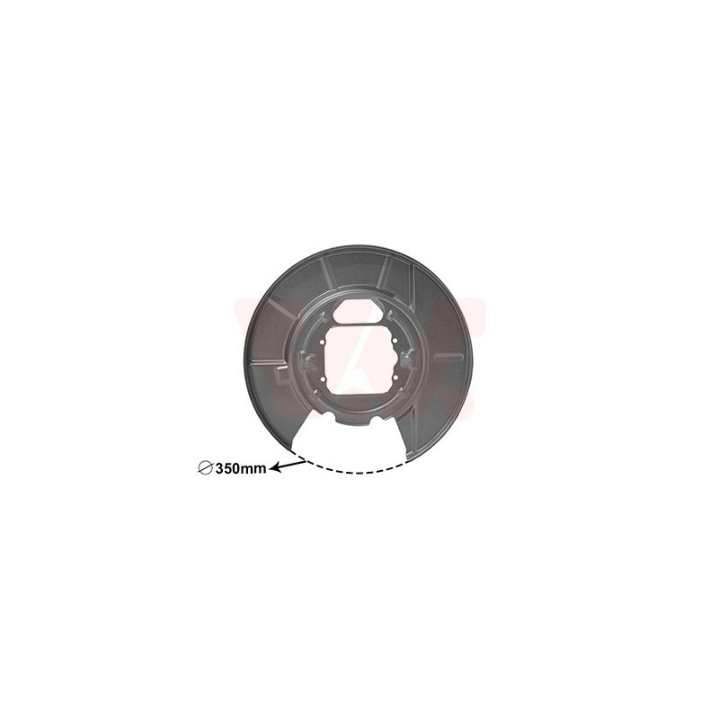 Protection disque frein arrière droit