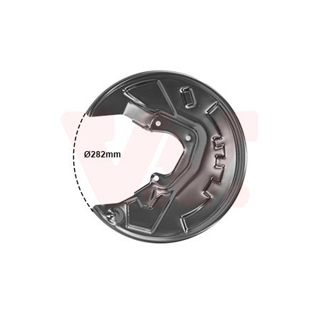 Protection disque frein arrière droit