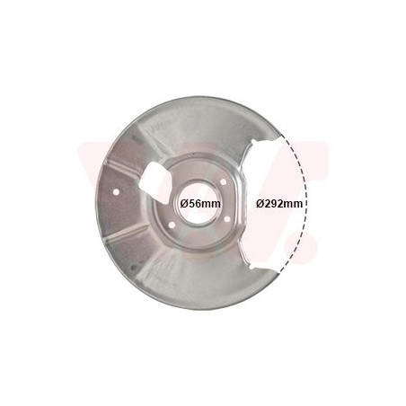 Protection disque frein arrière droit