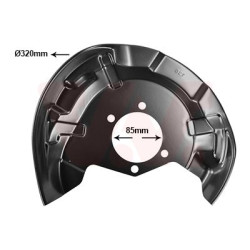 Protection disque frein arrière droit