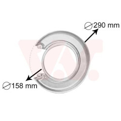 Protection disque frein arrière droit