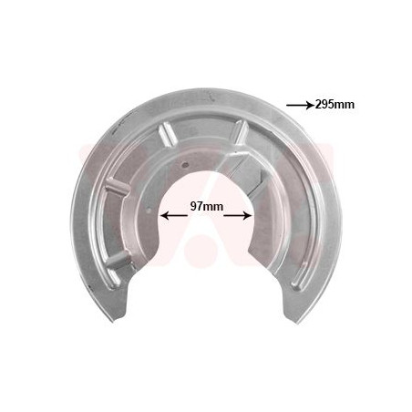 Protection disque frein arrière droit