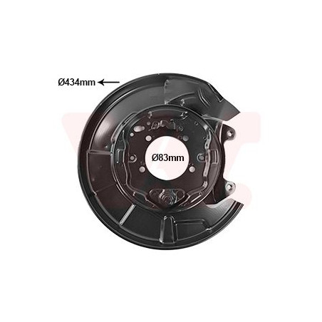 Protection disque frein arrière droit