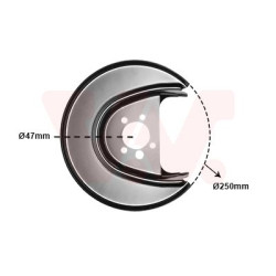 PROTECTION DISQUE FREIN ARRIERE DROIT 