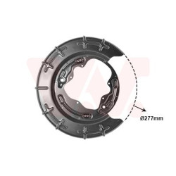Protection disque frein arrière droit