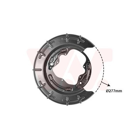 Protection disque frein arrière droit
