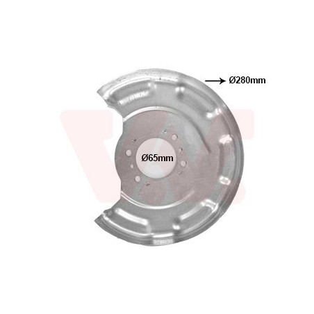 Protection disque frein arrière droit