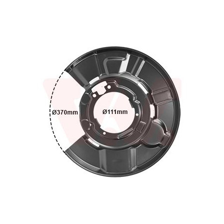 Protection disque frein arrière droit