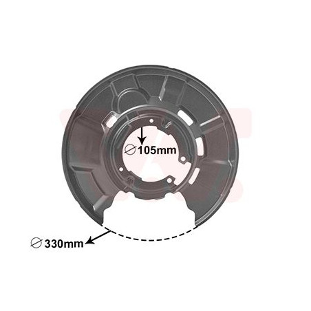 Protection disque frein arrière droit