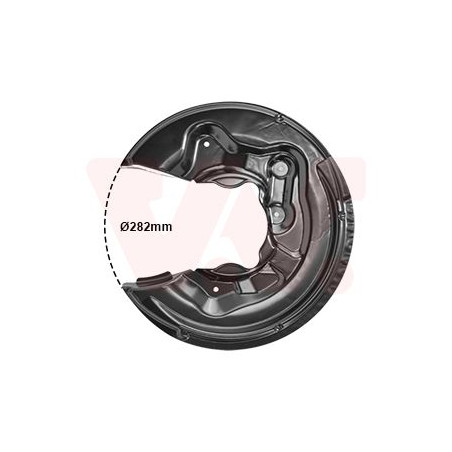 Protection disque frein arrière droit