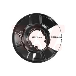 Protection disque frein arrière droit